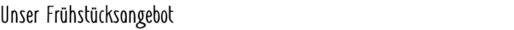 Unser Frühstücksangebot