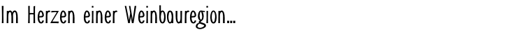 Im Herzen einer Weinbauregion…